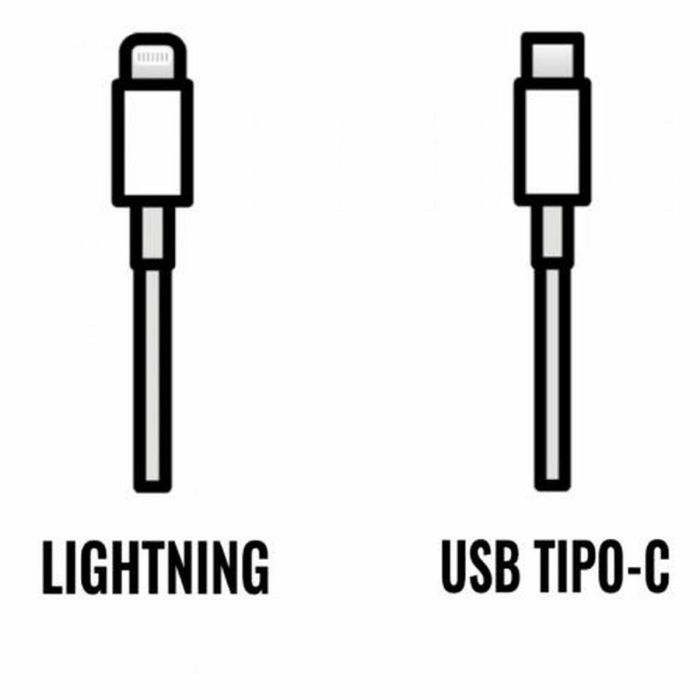 Apple AAALT94772 Cable USB-C a Lightning Original para iPhone y iPad 2 metros Blanco