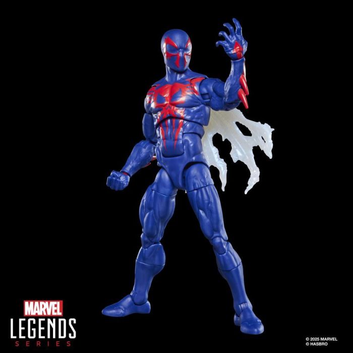 Hasbro Marvel Legends Figura Spider-Man 2099 15 cm, Figura de Acción Coleccionable con Capa y Manos Intercambiables