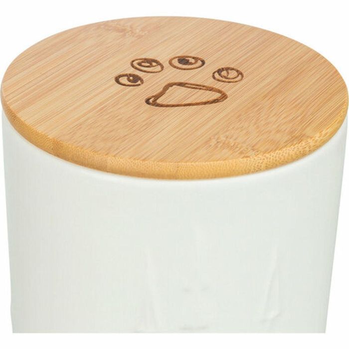 Bote de comida para mascotas Trixie Blanco Ø 13 x 19 cm 7 Bote de comida para mascotas Trixie Blanco Ø 13 x 19 cm 7