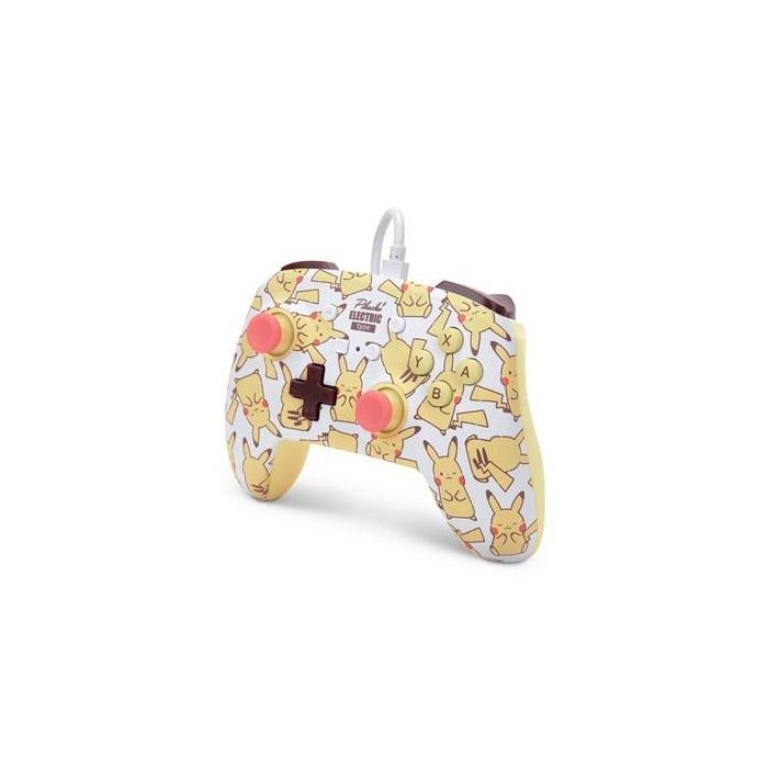Mando con Cable PowerA para Nintendo Switch Pikachu Blush - Diseño Oficial, Botones Asignables, Cable USB-C 3m - Ref: 1526547-01 5 Mando con Cable PowerA para Nintendo Switch Pikachu Blush - Diseño Oficial, Botones Asignables, Cable USB-C 3m - Ref: 1526547-01 5