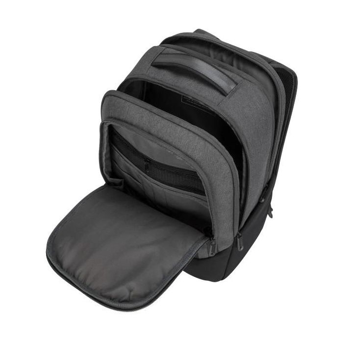 Targus Mochila Cypress EcoSmart para Portátil 15.6", Compartimento Acolchado, Gris Monocromático 1 Targus Mochila Cypress EcoSmart para Portátil 15.6", Compartimento Acolchado, Gris Monocromático 1