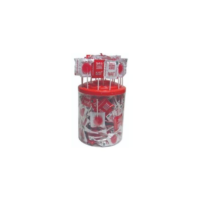 Piruletas Redondas Cereza 200 Uds Bio Expositor
