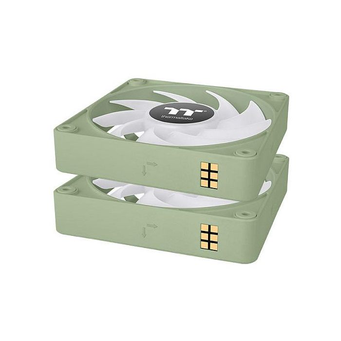 Thermaltake CT140 EX ARGB Sync Ventilador PC 140mm Verde Matcha Pack de 3 - PWM, 1800 RPM, 90.3 CFM