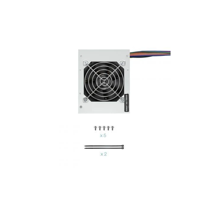 Tooq Fuente de Alimentacion Ecopower II 500W SFX Matx PC Plata 4