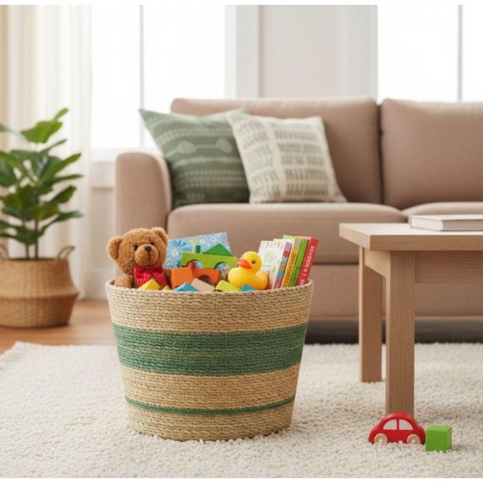 Inde Cesta Cónica Seagrass 30 cm 8