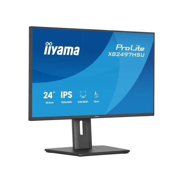 iiyama XB2497HSU-B1 Monitor 23.8" Full HD IPS 4ms 120Hz HDMI DisplayPort USB VESA Negro 4