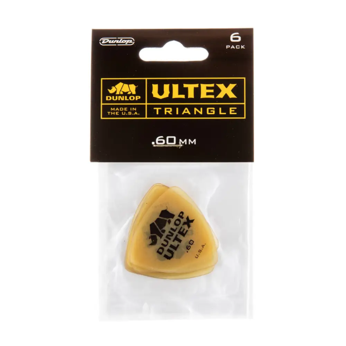 Dunlop Pack 72 Púas Ultex Triangle Amber - 0.60 Mm 3 Dunlop Pack 72 Púas Ultex Triangle Amber - 0.60 Mm 3