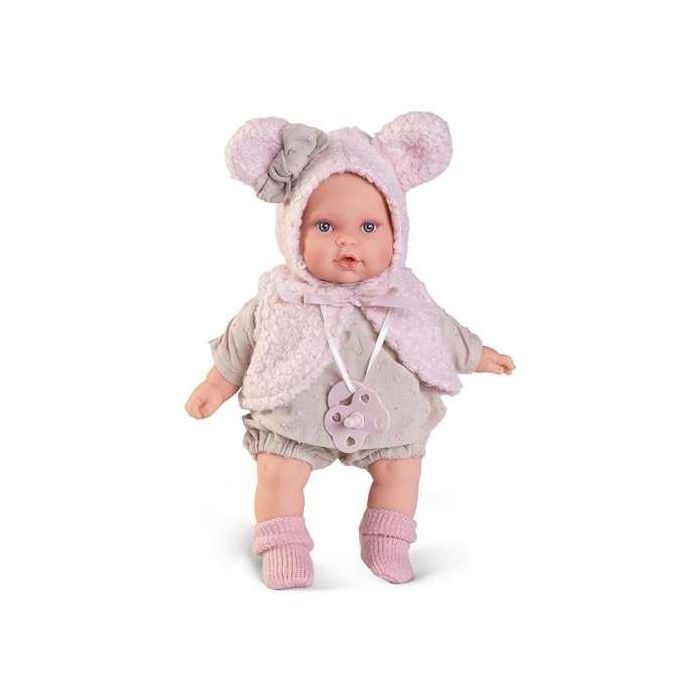 Muñeca kika lagrimitas con chaleco de orejitas 27 cm 4 Muñeca kika lagrimitas con chaleco de orejitas 27 cm 4
