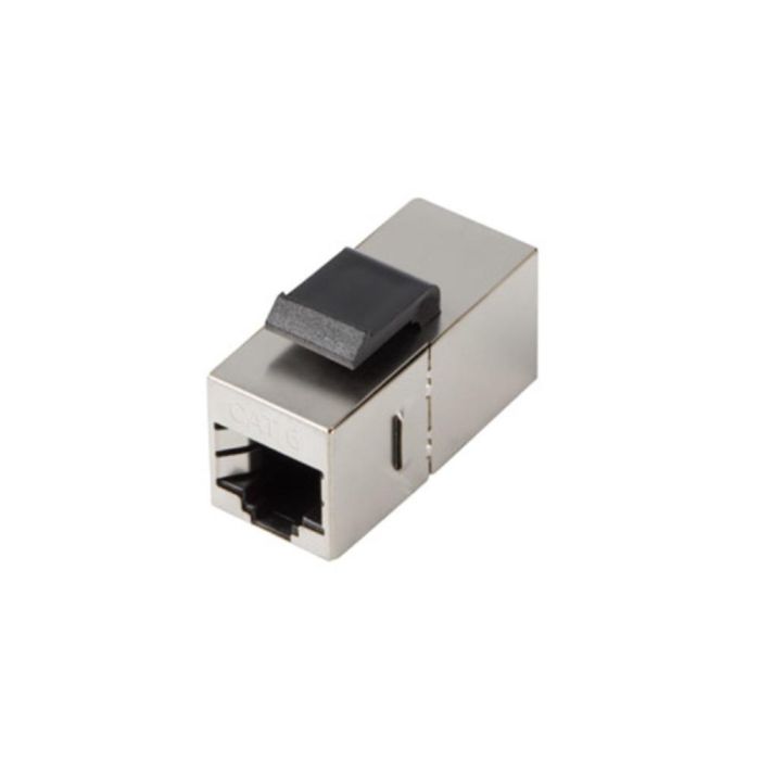Lanberg Adaptador RJ45 Cat.6 FTP Hembra - Hembra Blindado para Extensión de Red, Conector Compacto y Fiable en Negro/Acero Inoxidable 0 Lanberg Adaptador RJ45 Cat.6 FTP Hembra - Hembra Blindado para Extensión de Red, Conector Compacto y Fiable en Negro/Acero Inoxidable 0