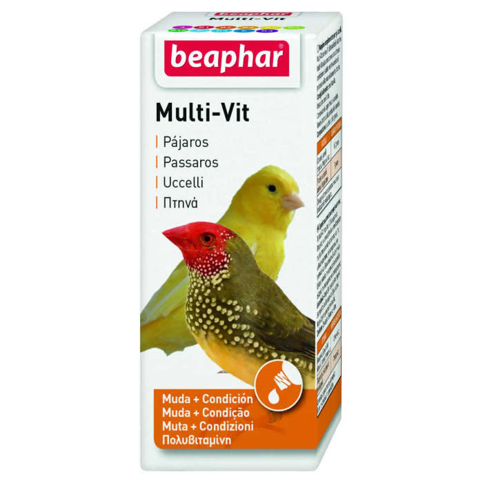 Beaphar Multi Vitaminas Pajaros 20 mL