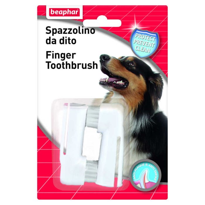 Beaphar Cepillo Dental De Dedo 2 Unidades
