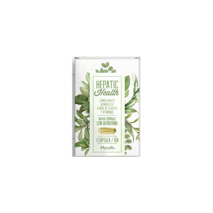 MYCOFIT Hepatic Health con Berberina 30 Cápsulas. Suplemento de Plantas, Vitaminas y Colina para la Función Hepática Normal