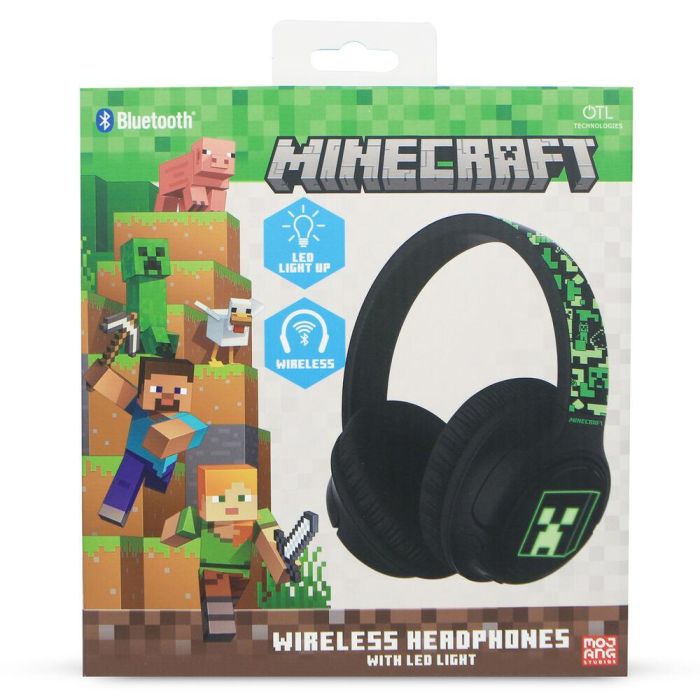 Auriculares inalambricos LED Minecraft 1
