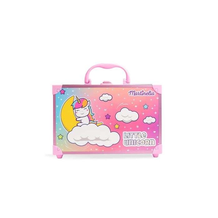 Maletín martinelia little unicorn perfect traveller. contiene 18 sombras de ojos,4 esmaltes de uñas con purpurina, 3 rubores y bronceadores y 2 labiales 1 Maletín martinelia little unicorn perfect traveller. contiene 18 sombras de ojos,4 esmaltes de uñas con purpurina, 3 rubores y bronceadores y 2 labiales 1