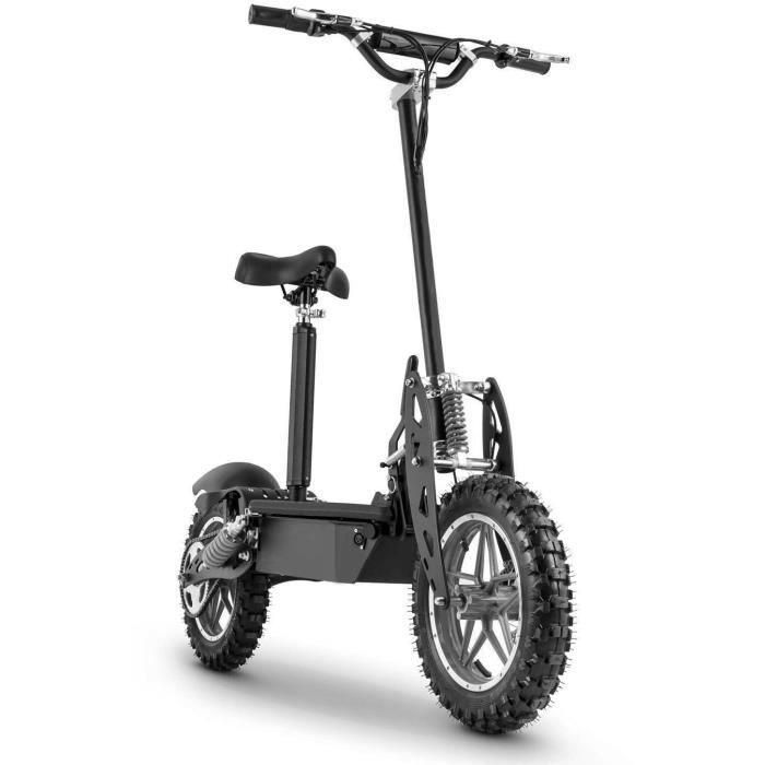 Patinete eléctrico Cross - BEEPER FX1000 - 1000W - Batería de plomo - 36V - Con sillín Patinete eléctrico Cross - BEEPER FX1000 - 1000W - Batería de plomo - 36V - Con sillín