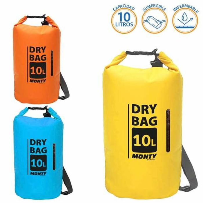 Bolsa impermeable 10 litros (sumergible) 20 x 49 cm - modelos surtidos 1 Bolsa impermeable 10 litros (sumergible) 20 x 49 cm - modelos surtidos 1