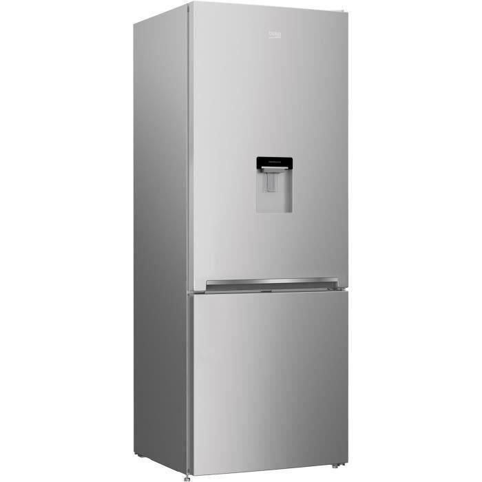 BEKO RCNE560K40DSN Frigorífico congelador inferior - 497 L (352 + 145) - Frío ventilado - NeoFrost - A ++ - Gris acero BEKO RCNE560K40DSN Frigorífico congelador inferior - 497 L (352 + 145) - Frío ventilado - NeoFrost - A ++ - Gris acero