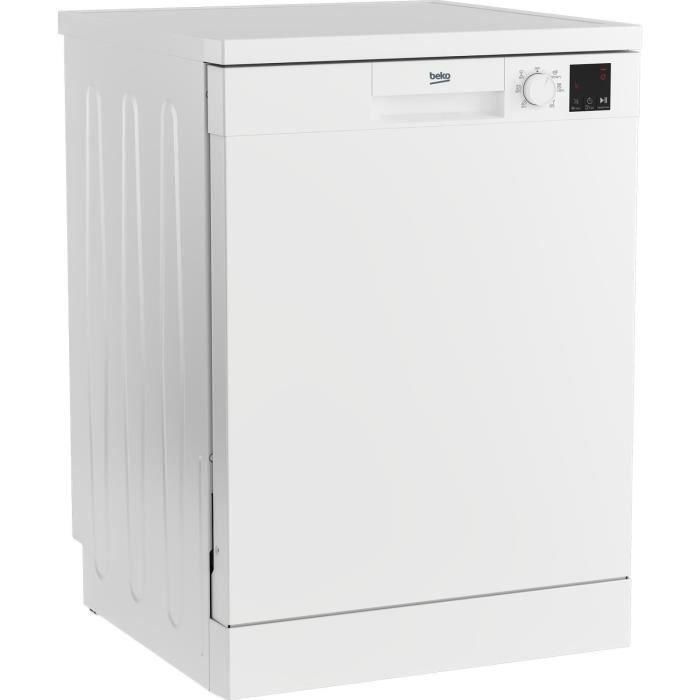 BEKO DVN06430W lavavajillas independiente - 14 cubiertos - L60cm - 47dB - Blanco 1 BEKO DVN06430W lavavajillas independiente - 14 cubiertos - L60cm - 47dB - Blanco 1