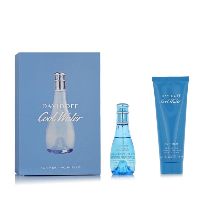 Set de Perfume Mujer Davidoff Cool Water 2 Piezas