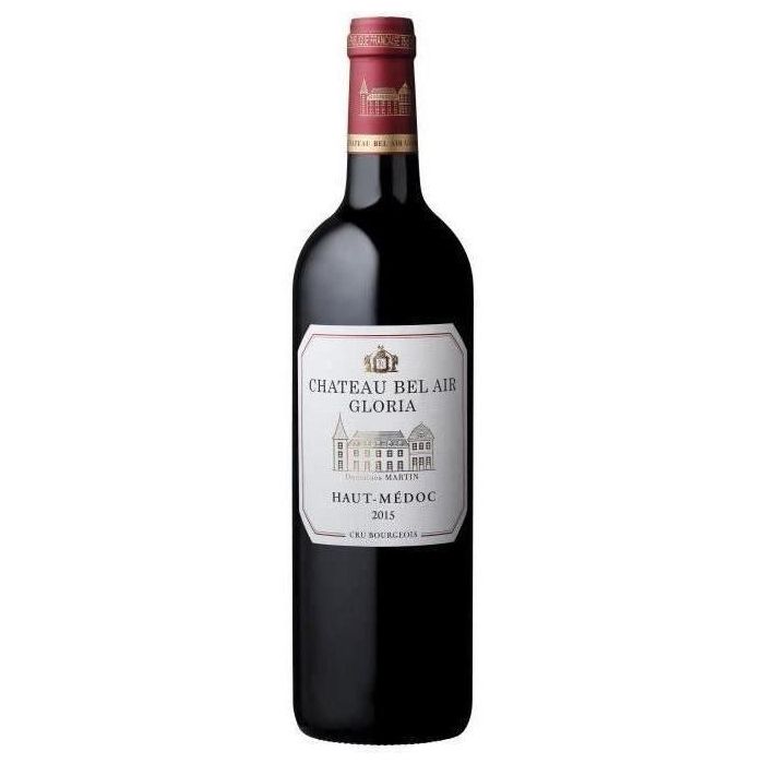 Château Bel Air Gloria 2015 Haut Médoc Cru Bourgeois- vino tinto de Burdeos