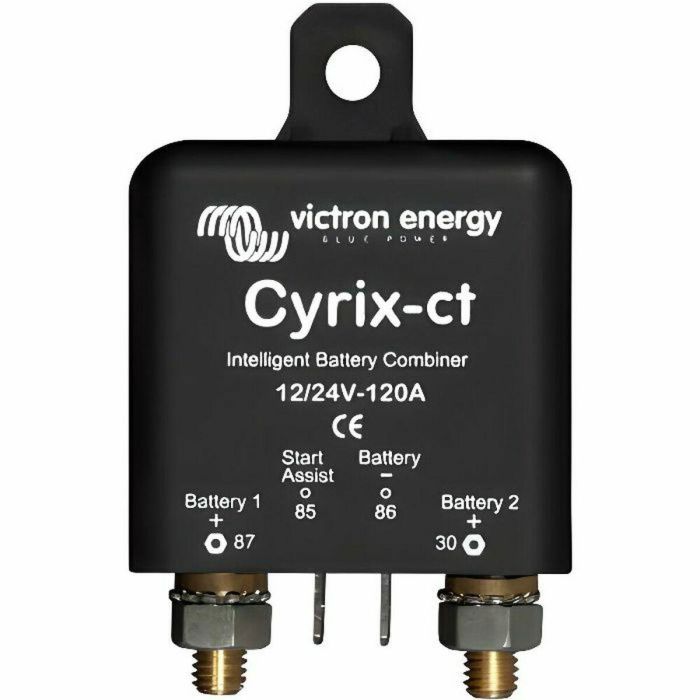 Victron Energy Acoplador Combinador de Batería Cyrix 12/24V 120A | Contactor Automático Resistente con Microprocesador