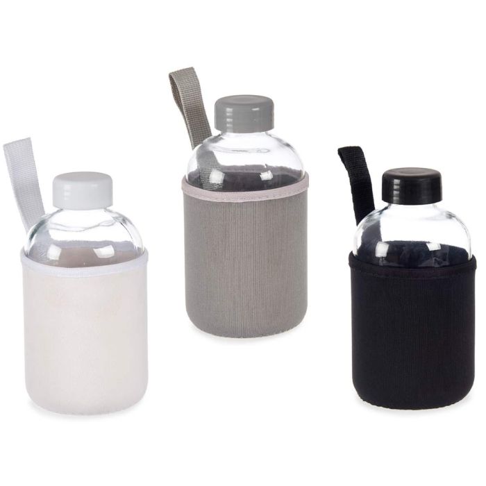Botella Cristal Neopreno 600Ml 3 Pzs Surt Col Osc Vivalto 9X17CM (24 Unidades) 1 Botella Cristal Neopreno 600Ml 3 Pzs Surt Col Osc Vivalto 9X17CM (24 Unidades) 1