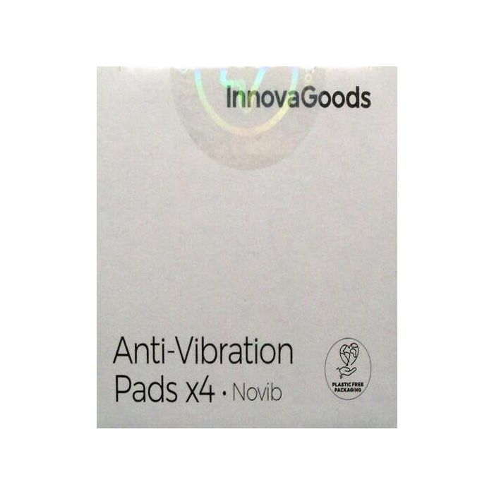 Set de Pies Antivibración Apilables Novib InnovaGoods 4 Unidades 12