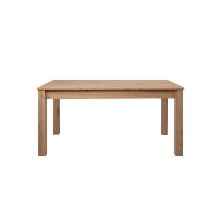 Mesa de comedor extensible - Decoración de roble artesano - L 160-200 x P 75 x H 90 cm BERGEN 3 Mesa de comedor extensible - Decoración de roble artesano - L 160-200 x P 75 x H 90 cm BERGEN 3