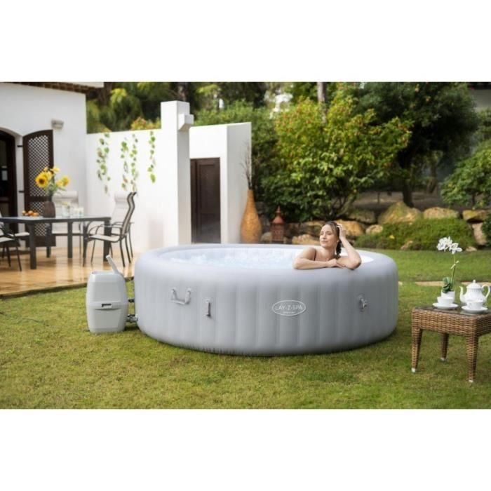 Bañera de hidromasaje hinchable BESTWAY Lay-Z-Spa Grenada - 6 a 8 personas - Redonda - 190 Airjet - Funda aislante - 236 x 71 cm 3 Bañera de hidromasaje hinchable BESTWAY Lay-Z-Spa Grenada - 6 a 8 personas - Redonda - 190 Airjet - Funda aislante - 236 x 71 cm 3