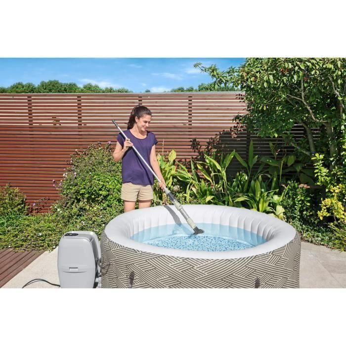 Bestway Aquascan Electric Volumerador, batería recargable para spa y piscina de hasta 2 m de diámetro 1