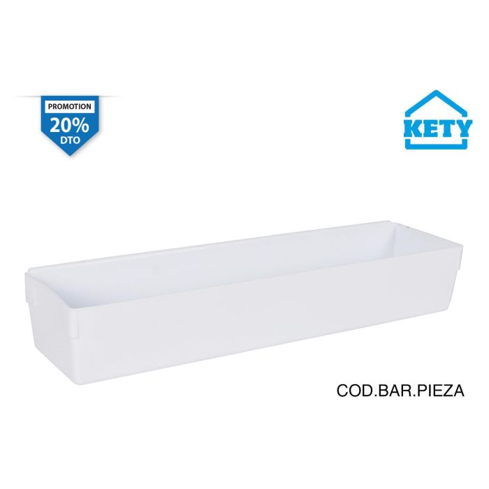 Kety Caja de Ordenación Modular 30.5 cm x 8 cm x 5.3 cm (12 Unidades) Kety Caja de Ordenación Modular 30.5 cm x 8 cm x 5.3 cm (12 Unidades)