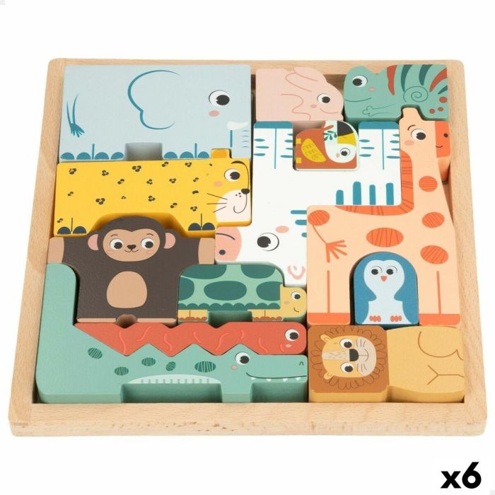 Puzzle Infantil de Madera Woomax (6 Unidades)