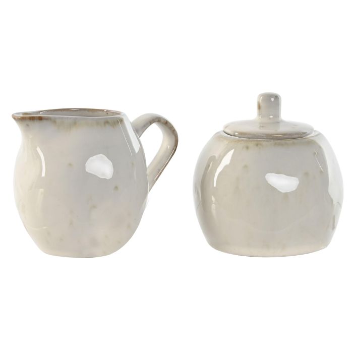 Azucarero Moderno DKD Home Decor Blanco 9 x 10 x 9 cm Set de 2 Azucarero Moderno DKD Home Decor Blanco 9 x 10 x 9 cm Set de 2