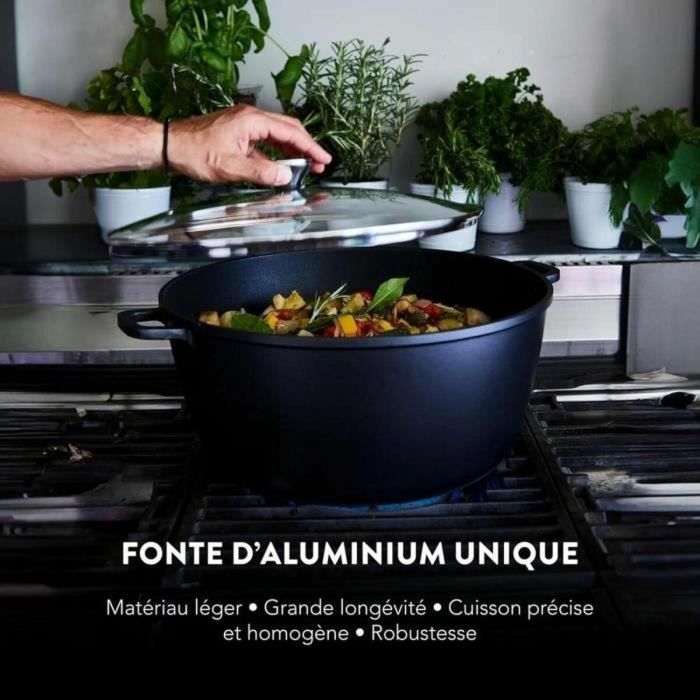 Baumalu 384942 Olla de Cocción Lenta Alta de Cerámica con Tapa de 32 cm 2
