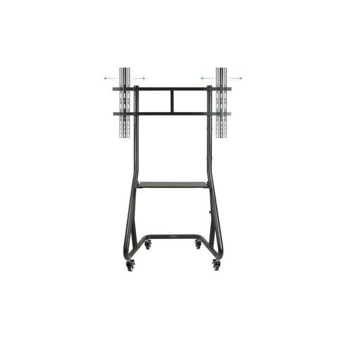Tooq FS20200M-B Soporte de Suelo con Ruedas para TV 60-105 pulgadas hasta 100kg, VESA 1000x600, Bandejas y Gestión Cables, Negro 2 Tooq FS20200M-B Soporte de Suelo con Ruedas para TV 60-105 pulgadas hasta 100kg, VESA 1000x600, Bandejas y Gestión Cables, Negro 2