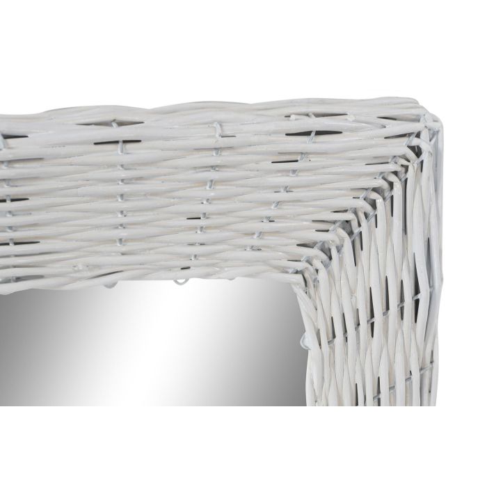 DKD Home Decor Espejo Cottage Blanco 4 x 62.5 x 53.5 cm Dimensiones Foto/Espejo 40x50cm 2