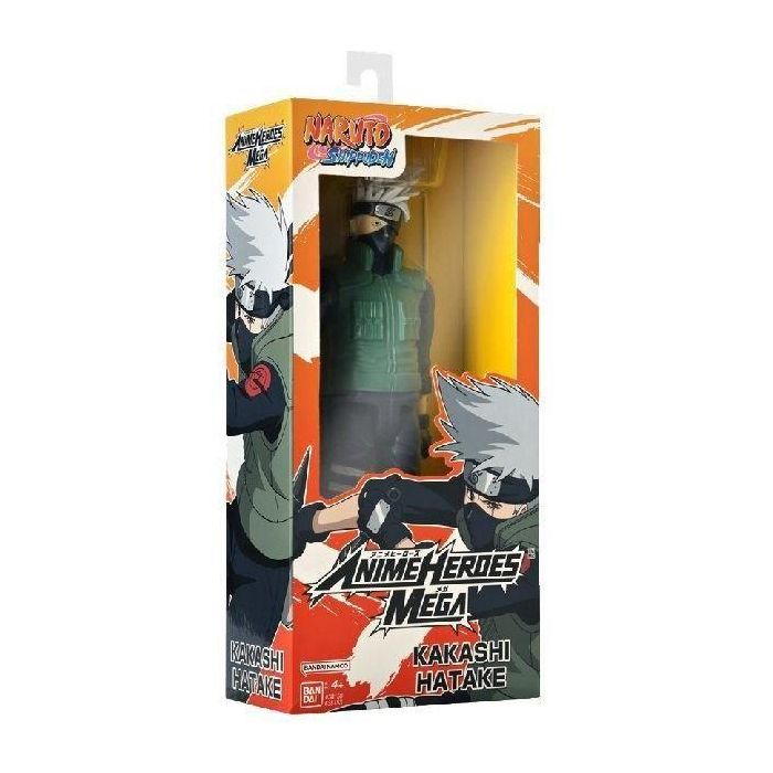 Figura articulada Anime Heroes - BANDAI - Naruto Shippuden - Kakashi Hatake Mega - 30 cm 5 Figura articulada Anime Heroes - BANDAI - Naruto Shippuden - Kakashi Hatake Mega - 30 cm 5