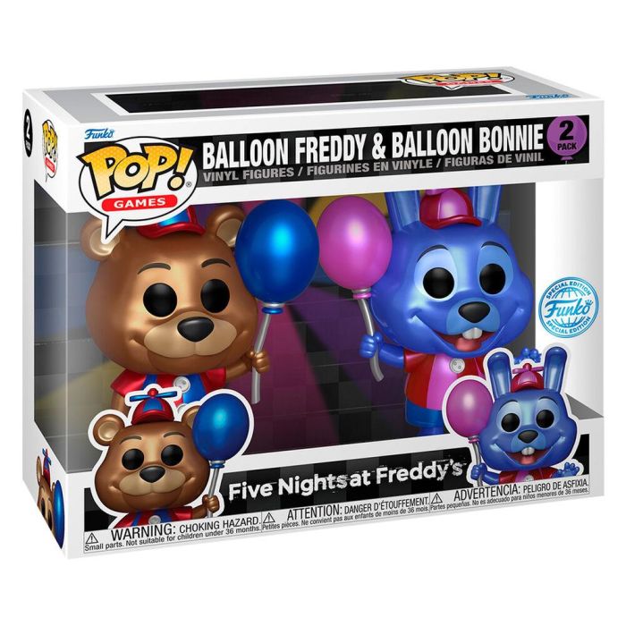 Blister 2 figuras POP Five Nights at Freddys Ballon Freddy & Balloon Bonnie Exclusive 1 Blister 2 figuras POP Five Nights at Freddys Ballon Freddy & Balloon Bonnie Exclusive 1