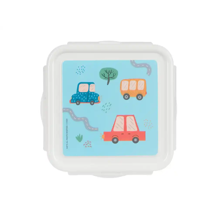 Safta Fiambrera Preescolar Niños Diseño Coches 13x7.5x13cm 1