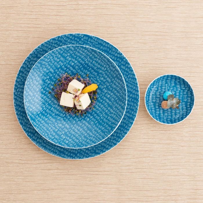 Ariane Plato Hondo Ripple Porcelana 20 cm Azul, 6 Unidades - Apto Lavavajillas, Microondas, Horno, Congelador, Reforzado Alumina 2 Ariane Plato Hondo Ripple Porcelana 20 cm Azul, 6 Unidades - Apto Lavavajillas, Microondas, Horno, Congelador, Reforzado Alumina 2