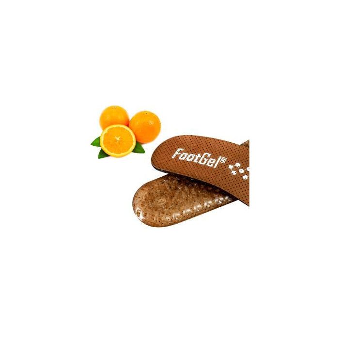Footgel Plantillas Gel Hombre Naranjo Talla 43-46