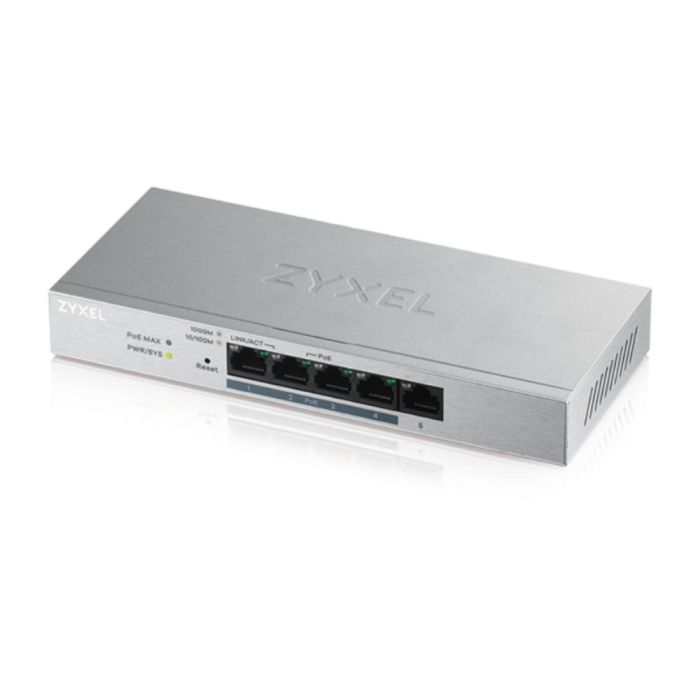 Zyxel GS1200-5HP v2 Gestionado Gigabit Ethernet (10/100/1000) Energía sobre Ethernet (PoE) Gris 1 Zyxel GS1200-5HP v2 Gestionado Gigabit Ethernet (10/100/1000) Energía sobre Ethernet (PoE) Gris 1