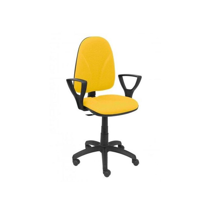 Silla Piqueras Y Crespo Algarra Cp Brazos Fijos Mecanismo Contacto Permanente Con Regulacion De Profundidad Ruedas Nylon Tapizado Bali Amarillo
