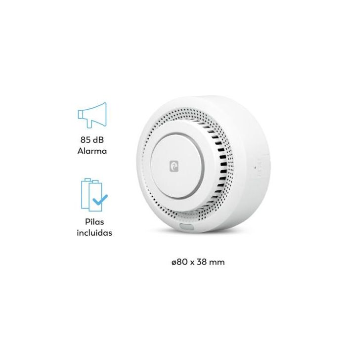 Detector de Seguridad de Humos Smart Wifi Garza 401345C 3 Detector de Seguridad de Humos Smart Wifi Garza 401345C 3