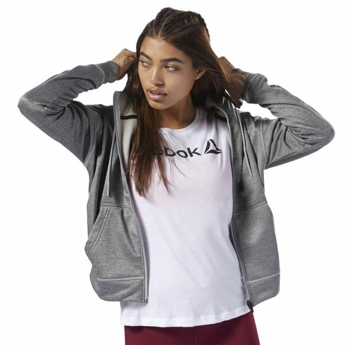 Camiseta de Manga Corta Mujer Reebok Scoop Neck Blanco XS 4 Camiseta de Manga Corta Mujer Reebok Scoop Neck Blanco XS 4