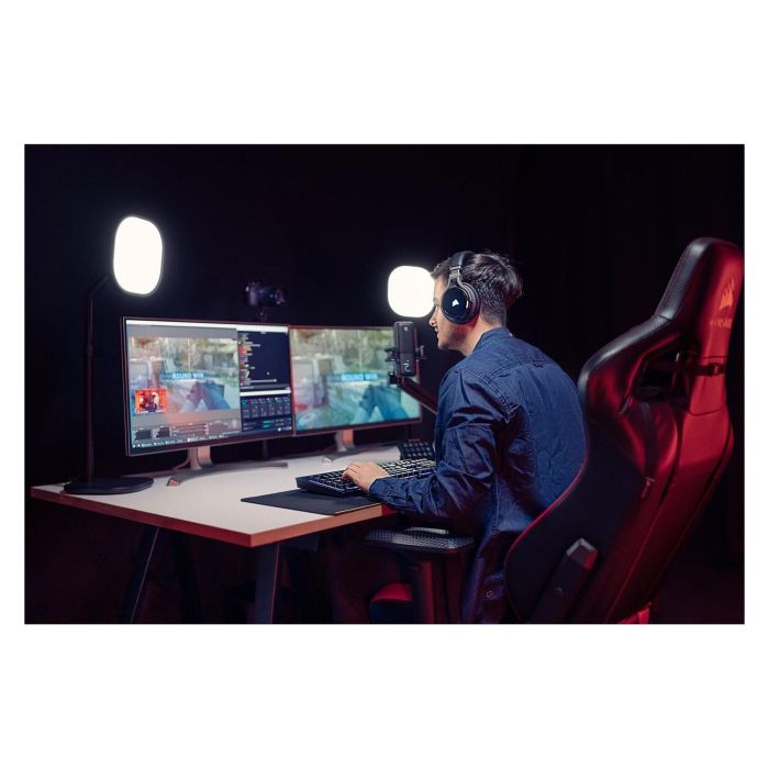 Elgato Wave:3 Micrófono de Superficie USB 24 bit 96 kHz Negro Inalámbrico