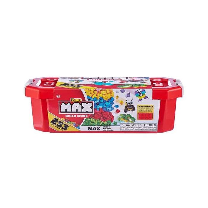 Zuru Max Build Caja Construcción Ladrillos 253 Piezas c/ Almacenamiento - Compatible Otras Marcas, Edad +3, 18x39x12cm 0 Zuru Max Build Caja Construcción Ladrillos 253 Piezas c/ Almacenamiento - Compatible Otras Marcas, Edad +3, 18x39x12cm 0