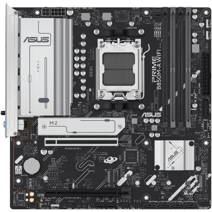 ASUS PRIME B850M-A WiFi Placa Base para AMD Ryzen 7000/8000/9000 Series DDR5 Socket AM5 micro ATX 2 ASUS PRIME B850M-A WiFi Placa Base para AMD Ryzen 7000/8000/9000 Series DDR5 Socket AM5 micro ATX 2