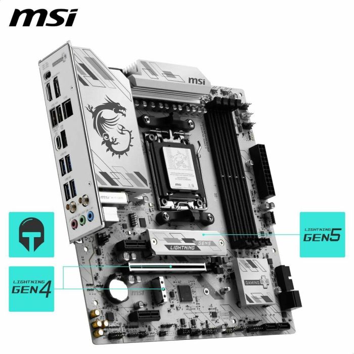 Placa Base MSI B850M GAMING PLUS WIFI6E AMD AM5 AMD 9 Placa Base MSI B850M GAMING PLUS WIFI6E AMD AM5 AMD 9