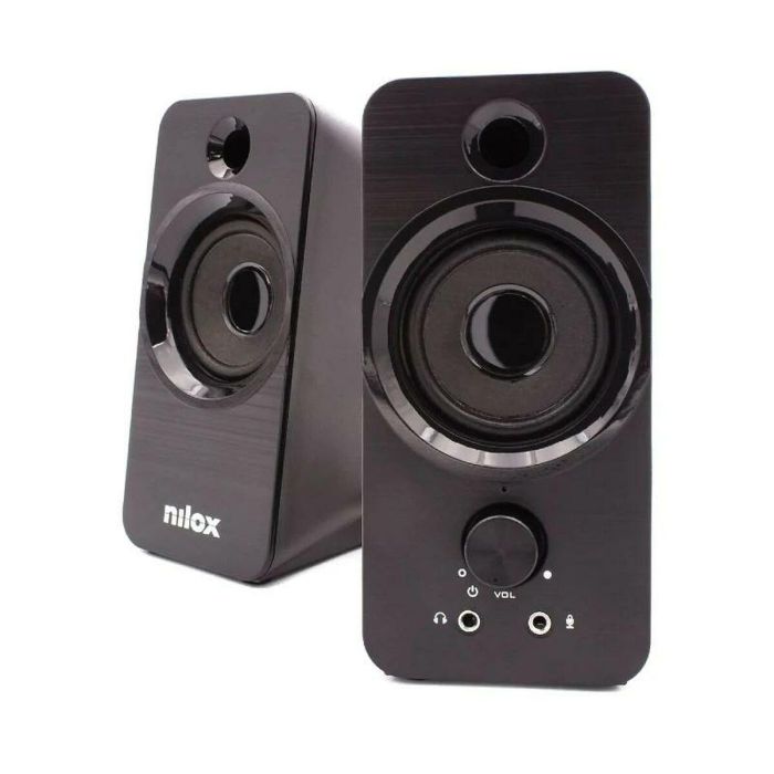 Altavoces PC Nilox NXAPC02 Negro 6 W USB 2